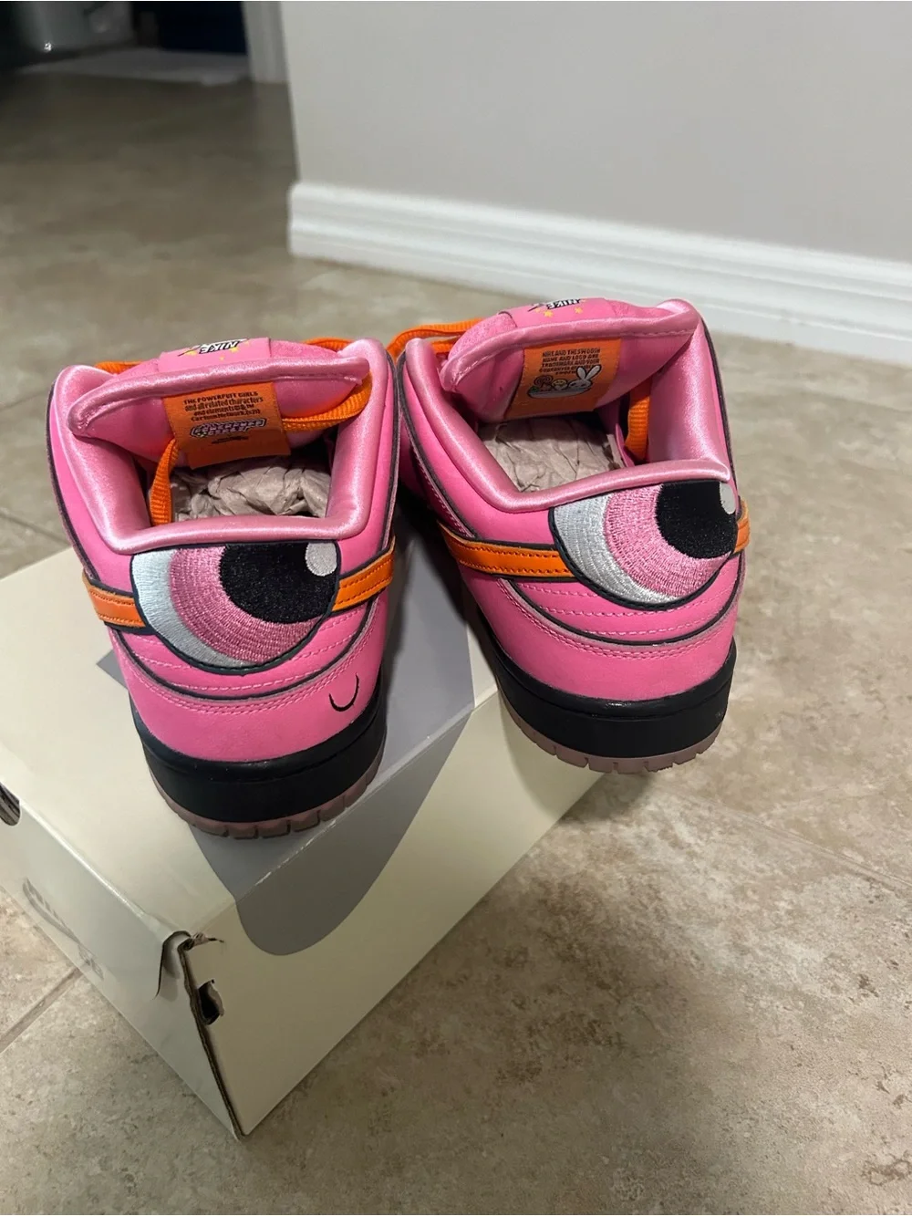 Nike SB Dunks - Powerpuff’s Blossom